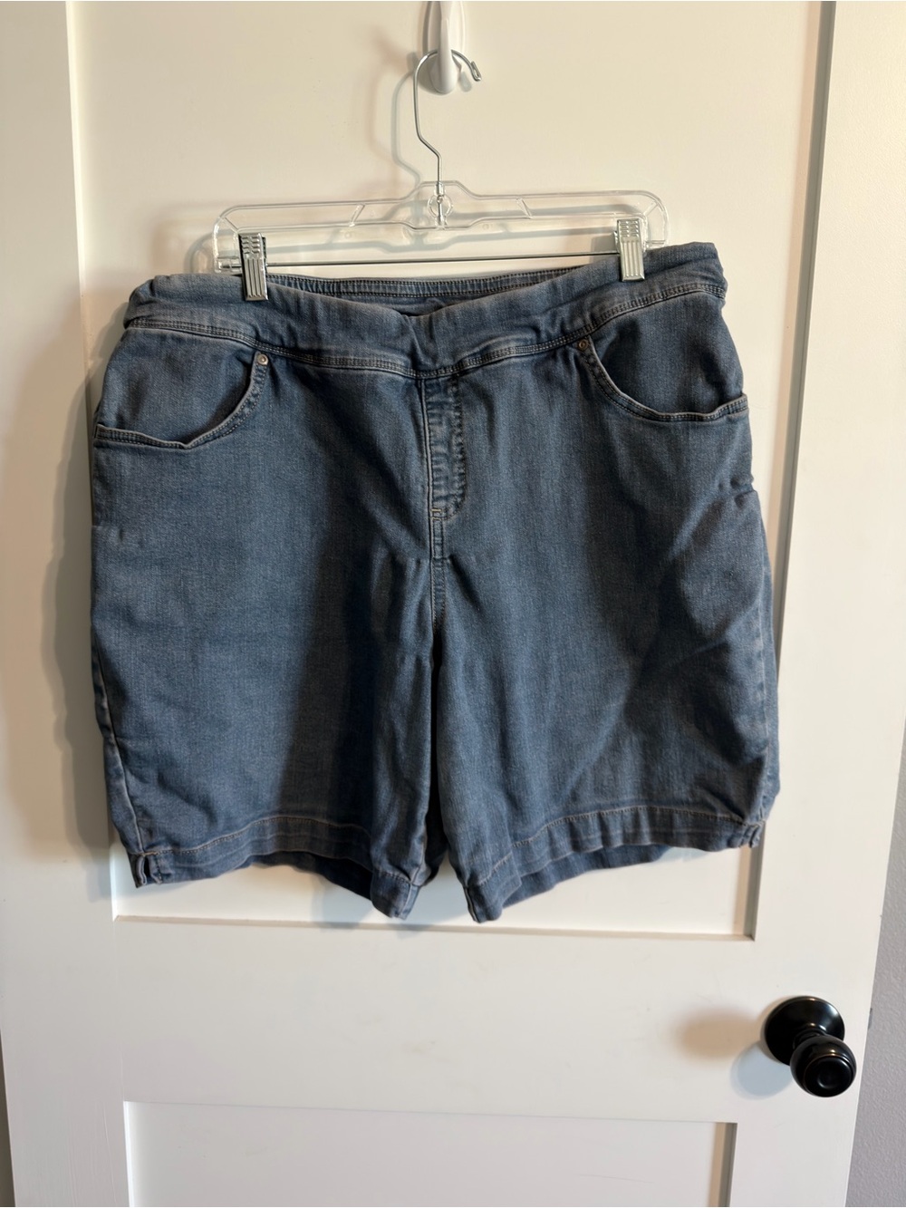 Terra & Sky Dark Blue Denim Women’s Shorts